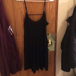 Black flowey dress with low back